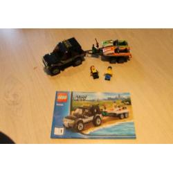 lego city, 4 wheel drive met waterscooters