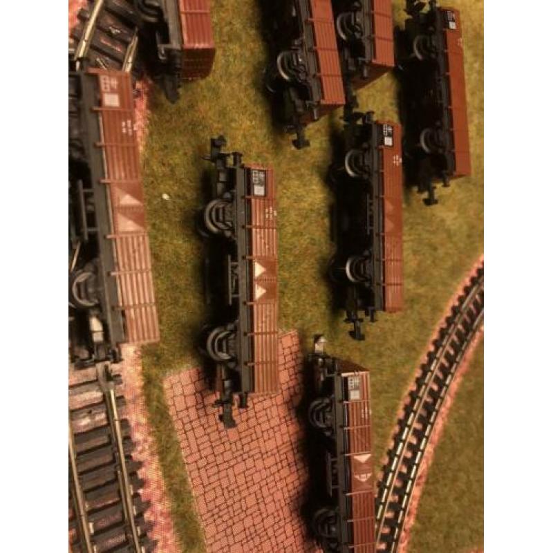 Minitrix Bakwagens 9 stuks