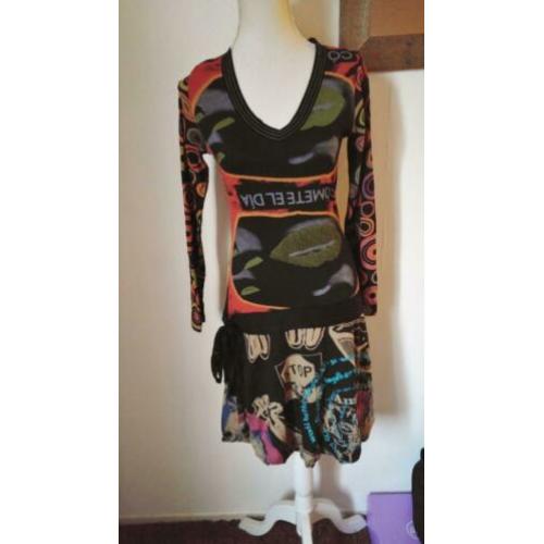 SUPER LEUKE en TRENDY jurk van DESIGUAL mt. S - nieuw