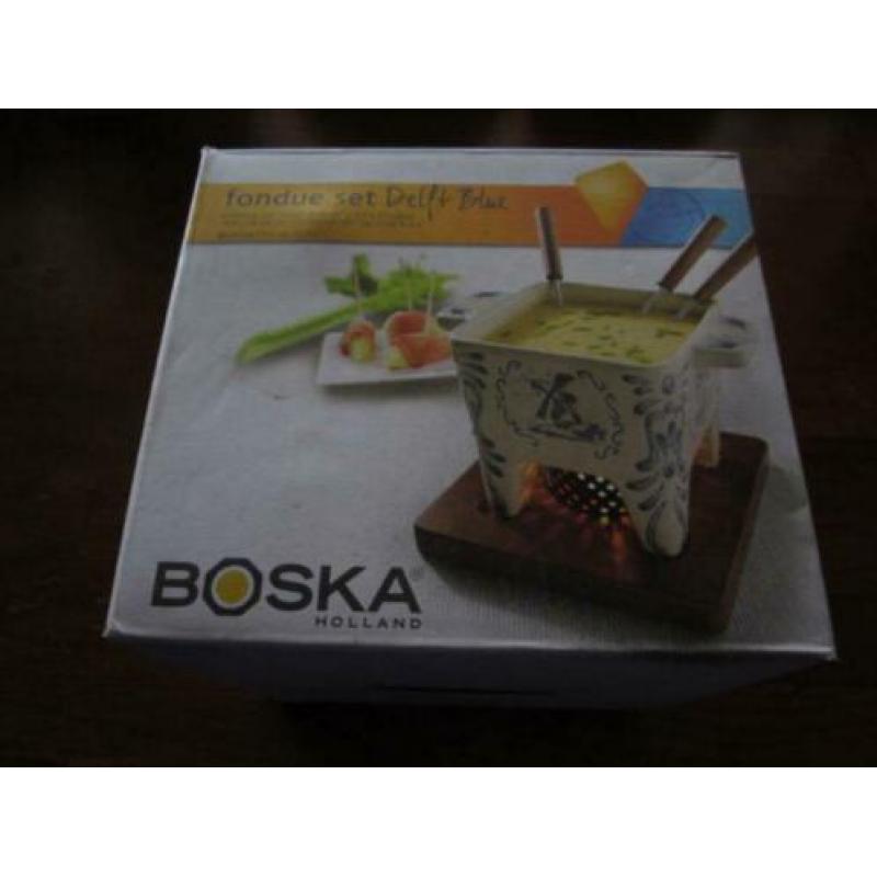 Boska kaasprikkers en kaas fondue set.
