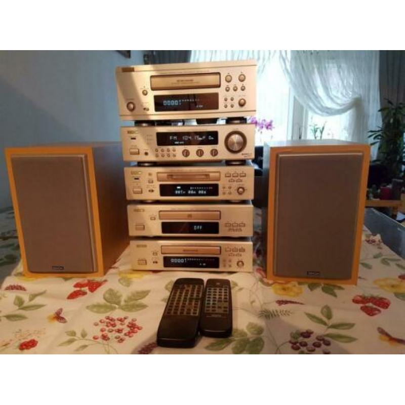 Te koop vintage denon stereo sets met a.b