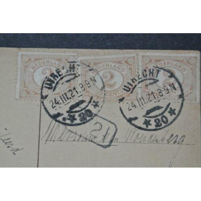 Nederland ansichtkaart uit 1921