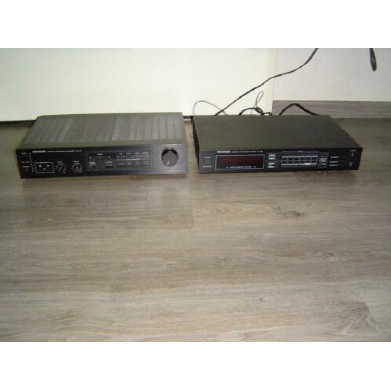 Kenwood ka-44 versterker met bijhorende kt-75l kenwood tuner