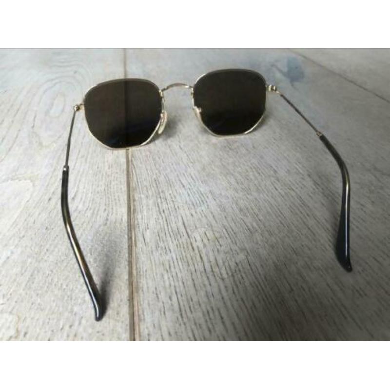Nieuw Ray Ban hexagonal gepolariseerd (bon aanwezig)