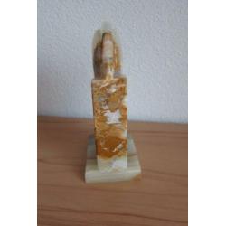 ONYX BOEKENSTEUN (PAARDENHOOFD) Hoogte 22cm