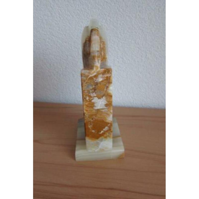 ONYX BOEKENSTEUN (PAARDENHOOFD) Hoogte 22cm
