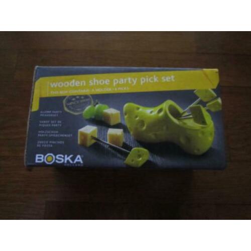 Boska kaasprikkers en kaas fondue set.