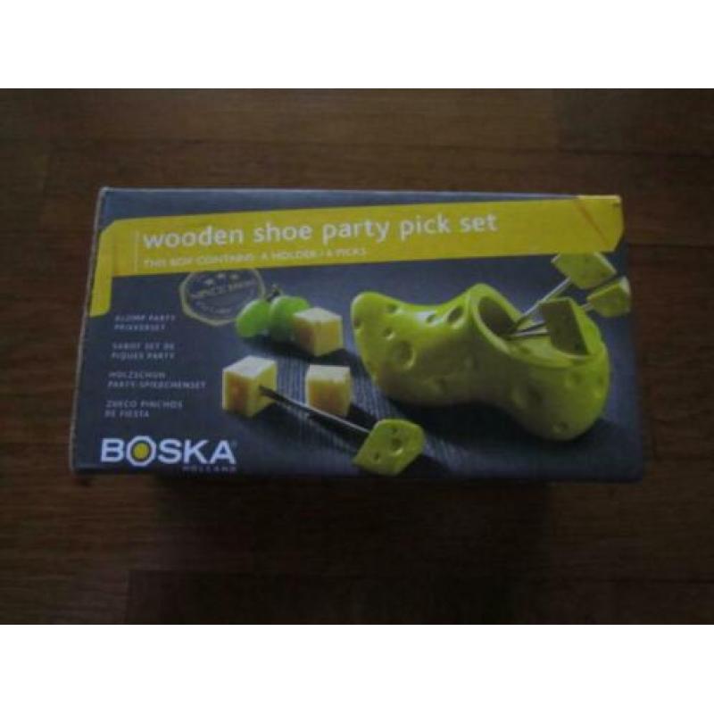 Boska kaasprikkers en kaas fondue set.