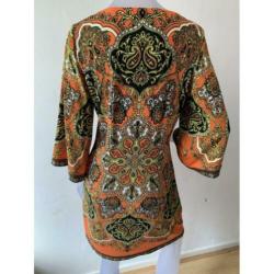 Hale Bob stretch print jurkje - M