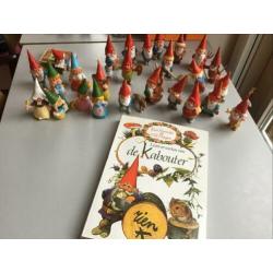 Kabouters 25 + boek “leven van de kabouter”Rien Poortvliet