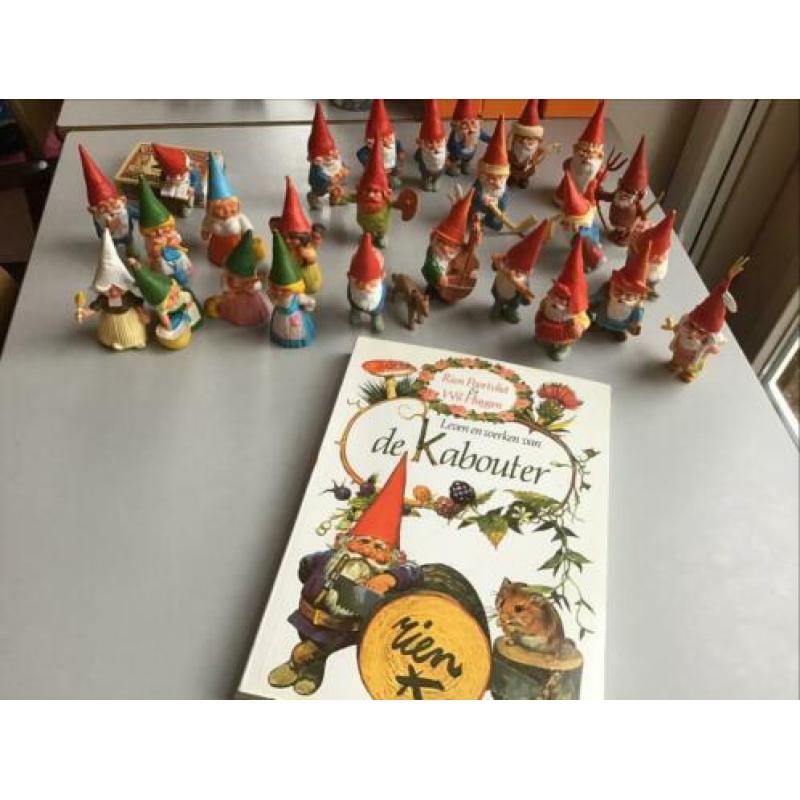 Kabouters 25 + boek “leven van de kabouter”Rien Poortvliet