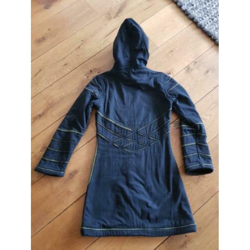 Yak & Yeti vest mt S zwart-groen GAAF!