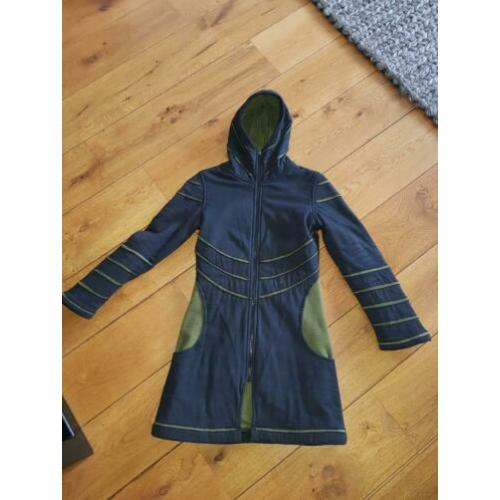 Yak & Yeti vest mt S zwart-groen GAAF!