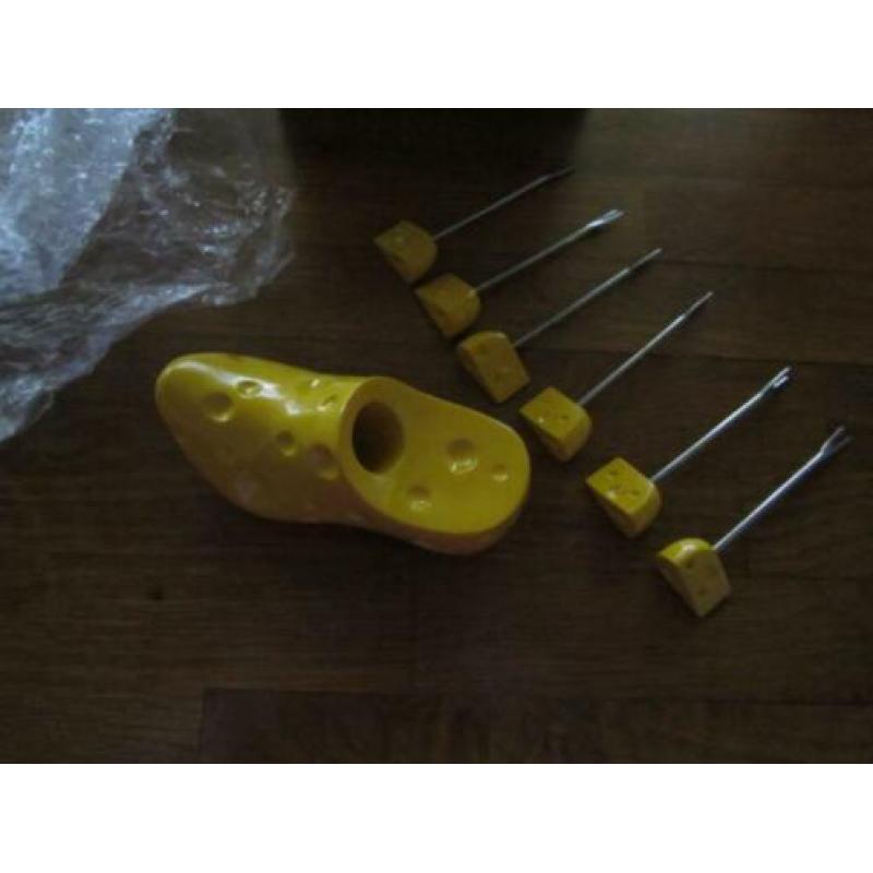 Boska kaasprikkers en kaas fondue set.