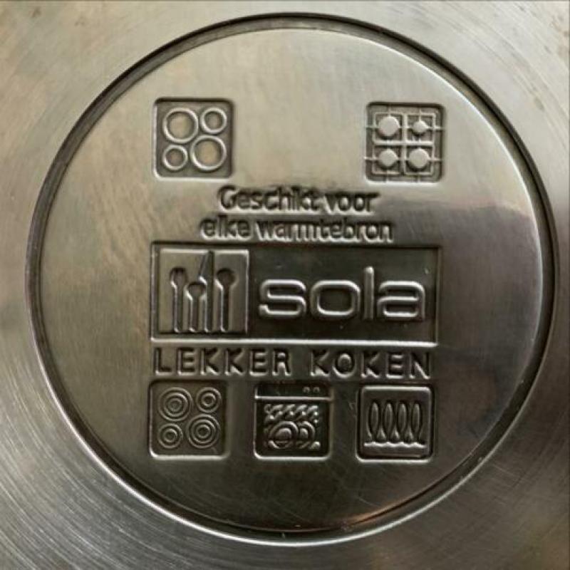 12 delig Luxe Pannenset Sola