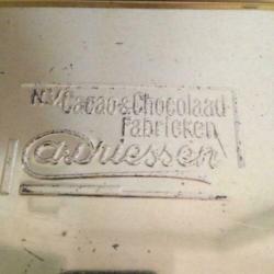Blik van NV Cacao en Chocolaadfabriek A Driessen
