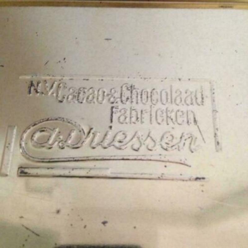 Blik van NV Cacao en Chocolaadfabriek A Driessen