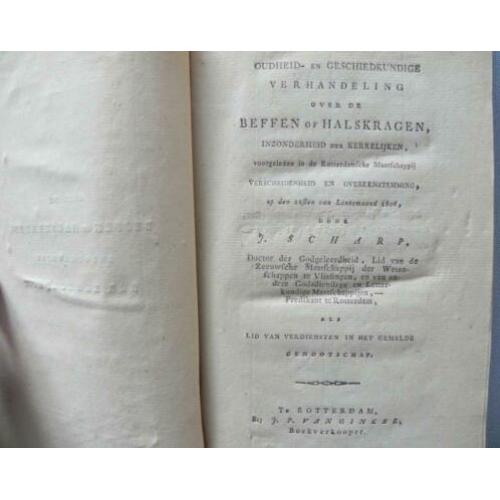 over de beffen of halskragen, inzonderheid der kerkelijken