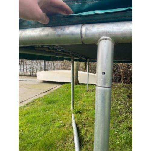 Recht hoekige trampoline