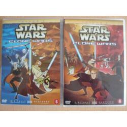 Star Wars Clone Wars Volume 1 en 2 complete animatie serie