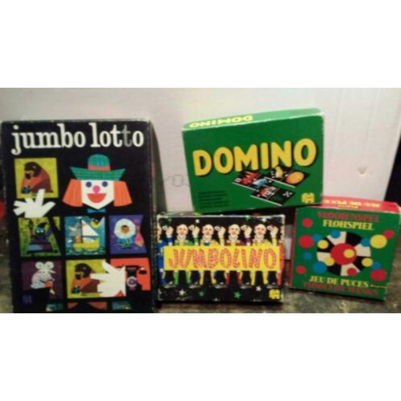 Te koop leuke retro spelletjes en puzzels voor kinderen