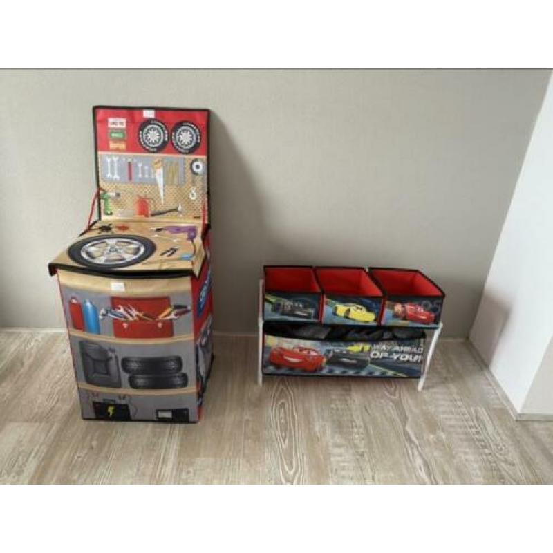 Cars opberg box en speelgoed kist