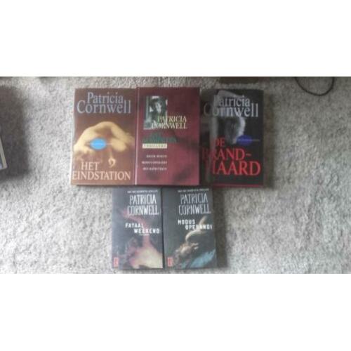 Kay Scarpetta-boeken Patricia Cornwell 5x