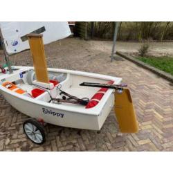 Winner Wedstrijd Optimist met meetbrief