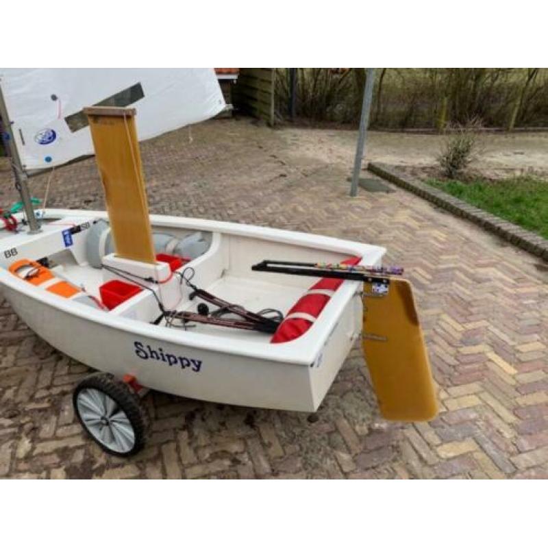 Winner Wedstrijd Optimist met meetbrief