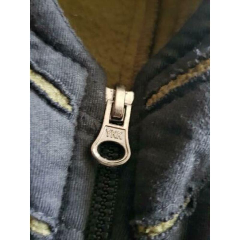 Yak & Yeti vest mt S zwart-groen GAAF!