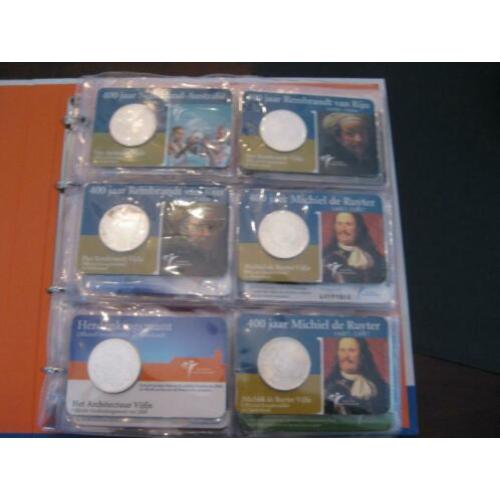 herdenkings munten in coin card nederland