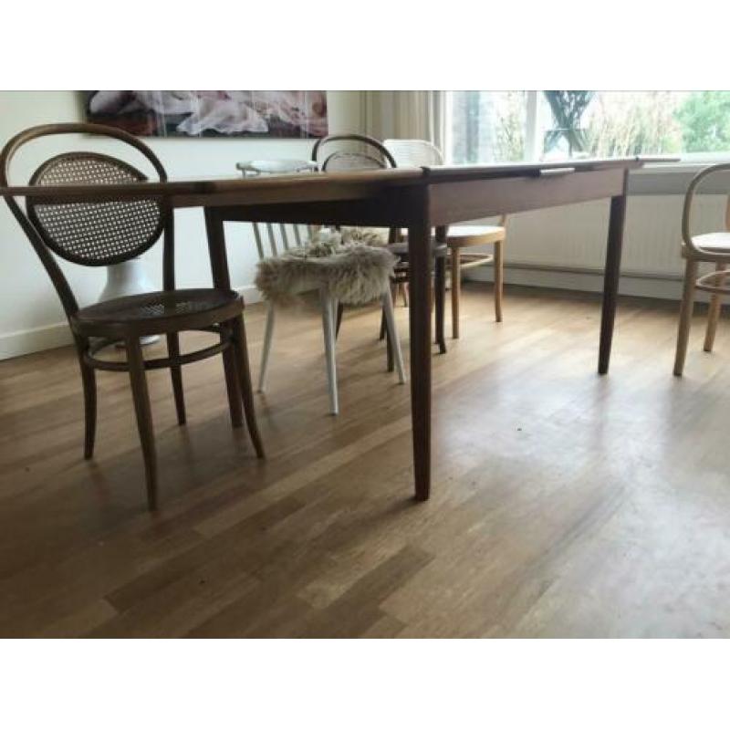Deens design eettafel uitschuifbaar bureau tafel