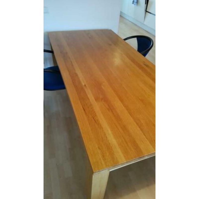 Eettafel 200x95 Eikenhout: in goede staat!
