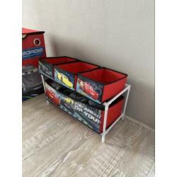 Cars opberg box en speelgoed kist