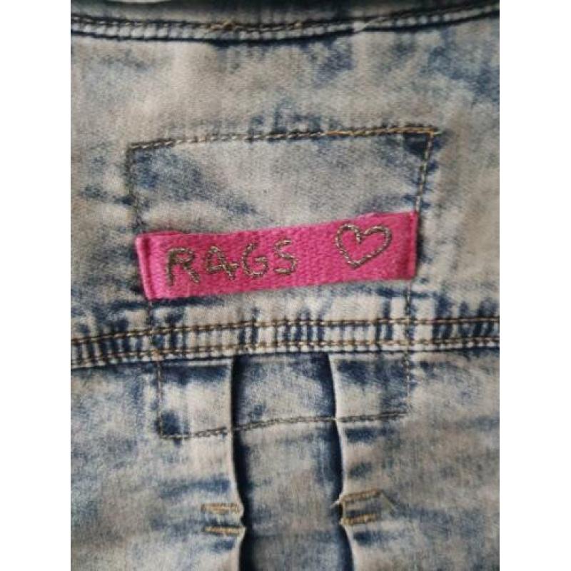 Rags spijkerjasje mt 128