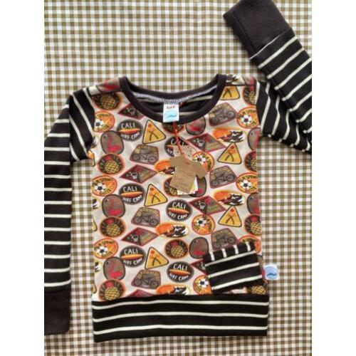 Nieuw! Sale!Shirt Longsleeve surfcamp van lot mt.110 (char)
