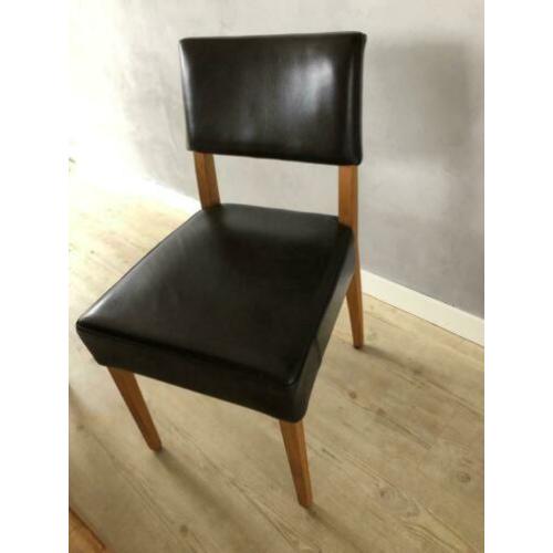 Lederen eetkamerstoelen. Perfecte staat