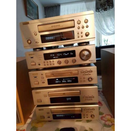 Te koop vintage denon stereo sets met a.b