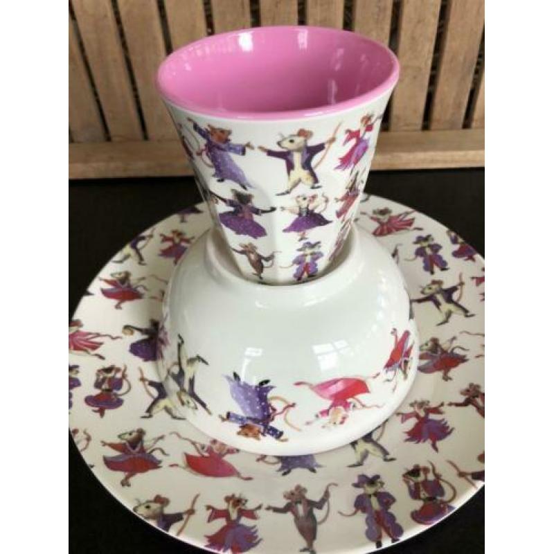 Emma Bridgewater- melamine (kinder) servies - Dancing Mice N