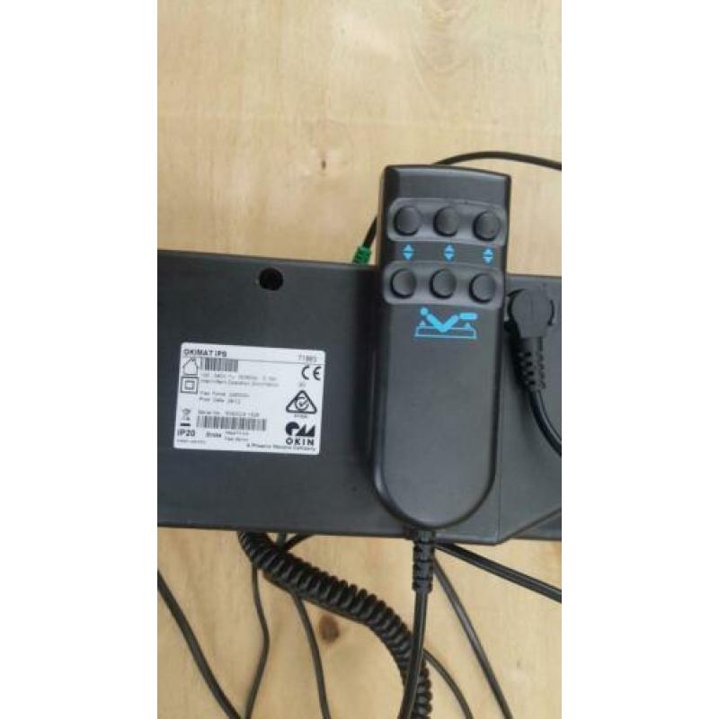 Okin Okimat IPS bedmotor gebruikt met afstandsbediening