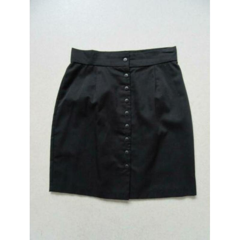 R75 doorknoop rok DIRECTIONS zwart maat 38