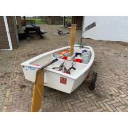 Winner Wedstrijd Optimist met meetbrief