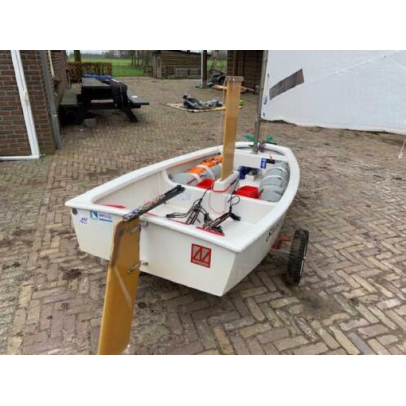 Winner Wedstrijd Optimist met meetbrief