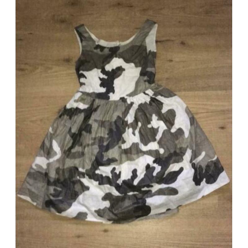 Monnalisa groene army jurk Jakioo lijn maat 128
