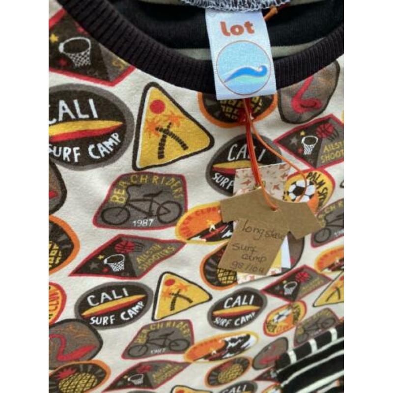 Nieuw! Sale!Shirt Longsleeve surfcamp van lot mt.110 (char)