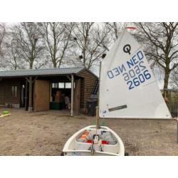 Winner Wedstrijd Optimist met meetbrief