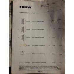 Ikea Faktum 3 bovenkeukenkasten berken