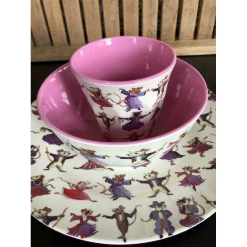 Emma Bridgewater- melamine (kinder) servies - Dancing Mice N