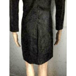 C1031 GIPSY MAAT 36/38=S/M zwart jurkje leder-look