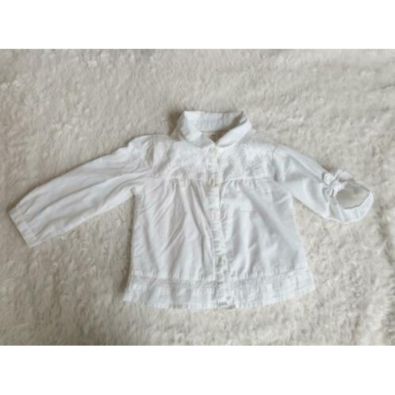 Salopette pakje zara h&m pastel roze met bloemetjes maat 80